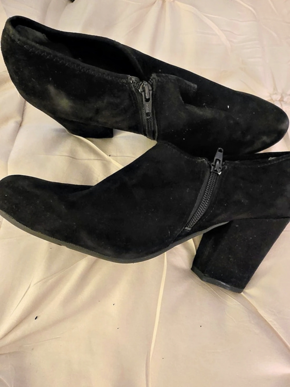 Black Ankle Heels, Size 11